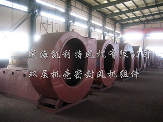 Double-layer casing sealed fan assembly